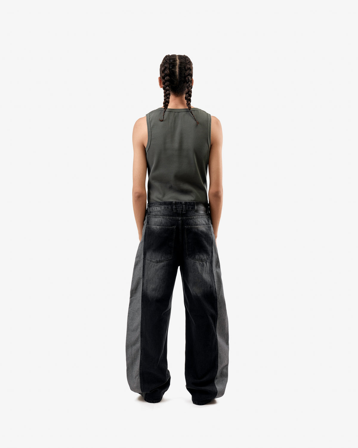 Silent Riot Skater Jeans In Black