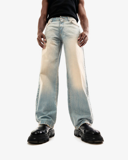 Light Wash Balloon Jeans