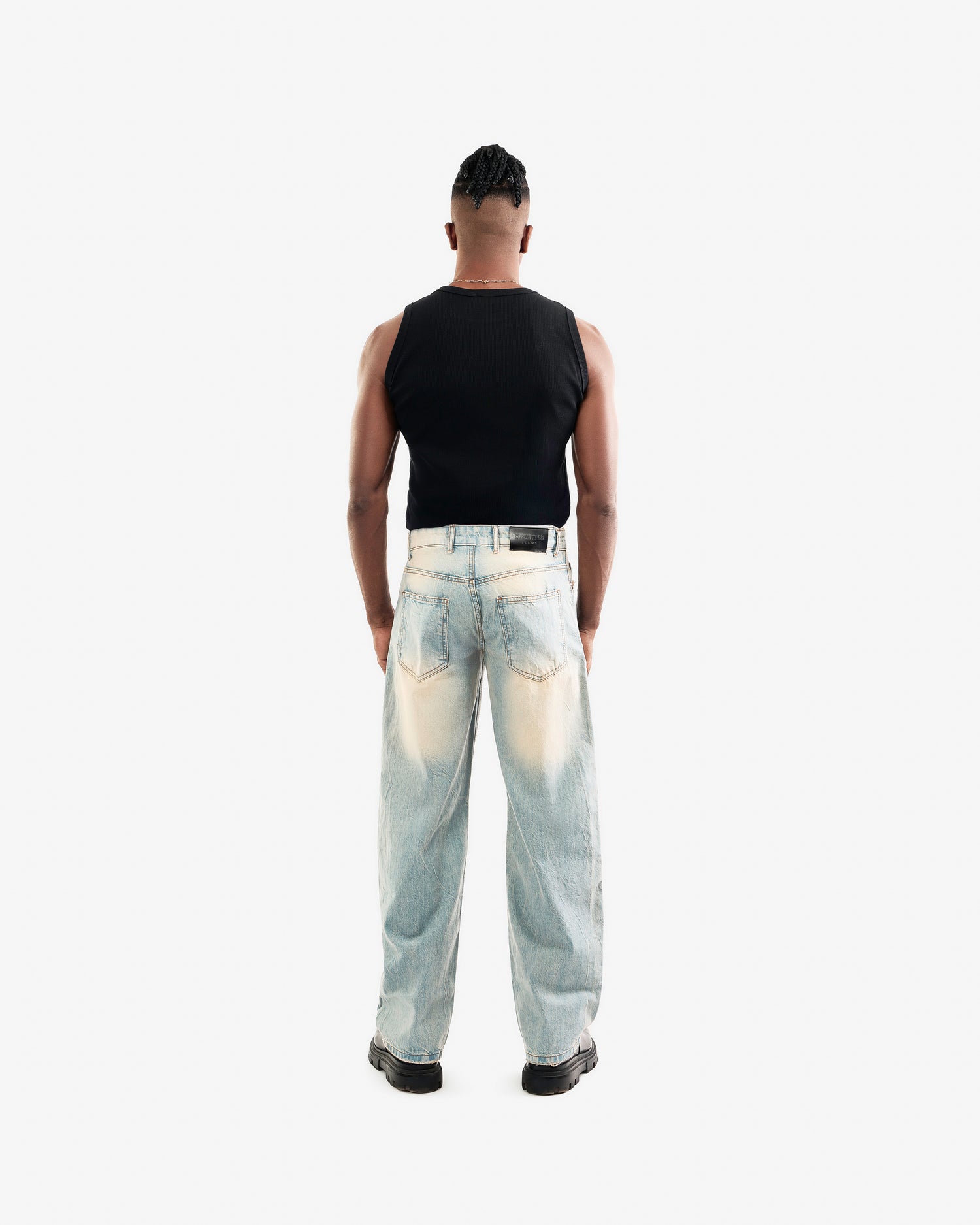 Light Wash Balloon Jeans