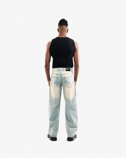 Light Wash Balloon Jeans
