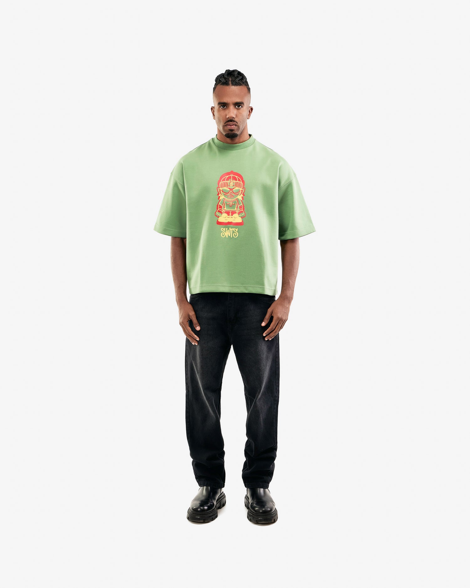 Fire SWTS Boss Boxy Fit Tee