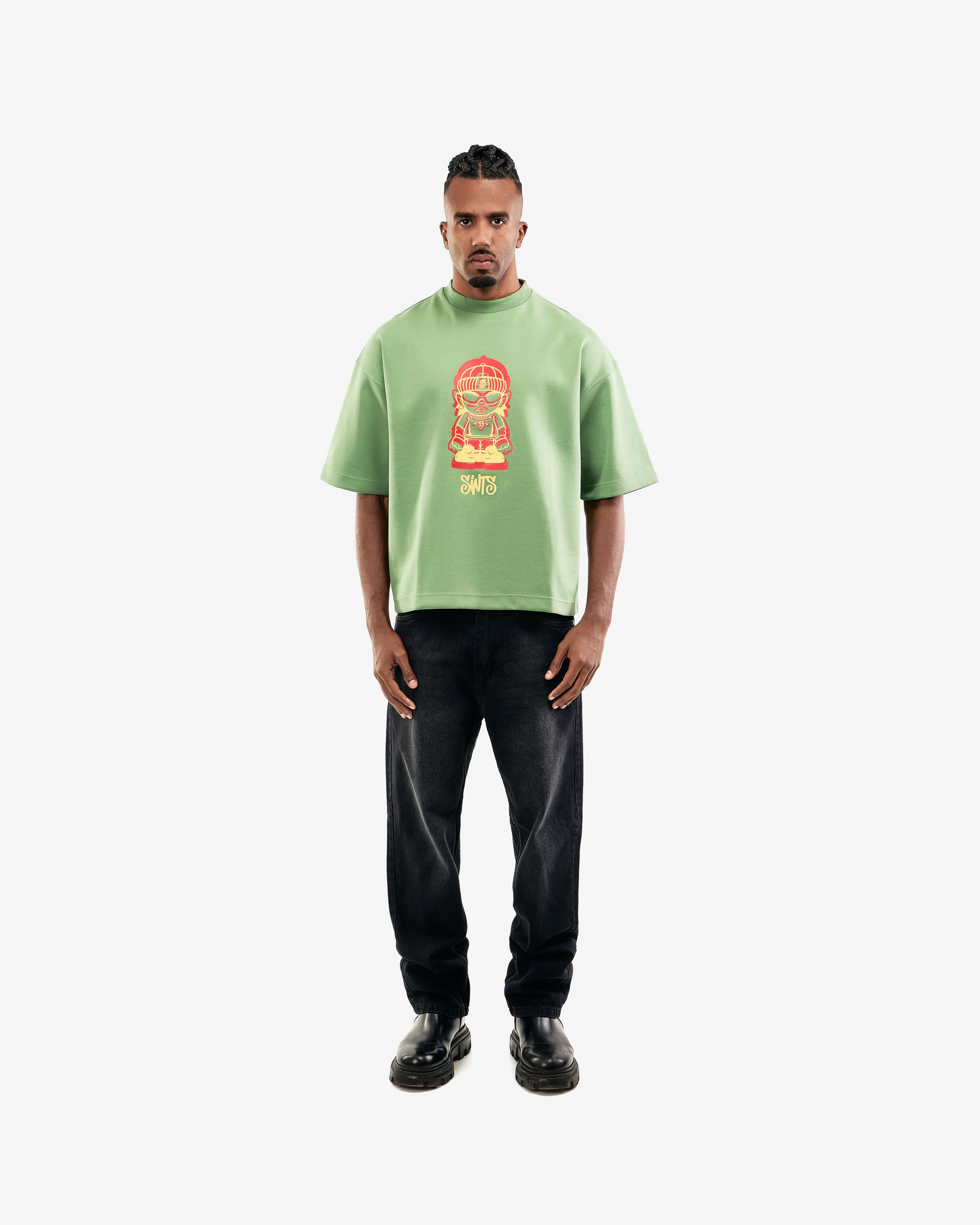 Fire SWTS Boss Boxy Fit Tee