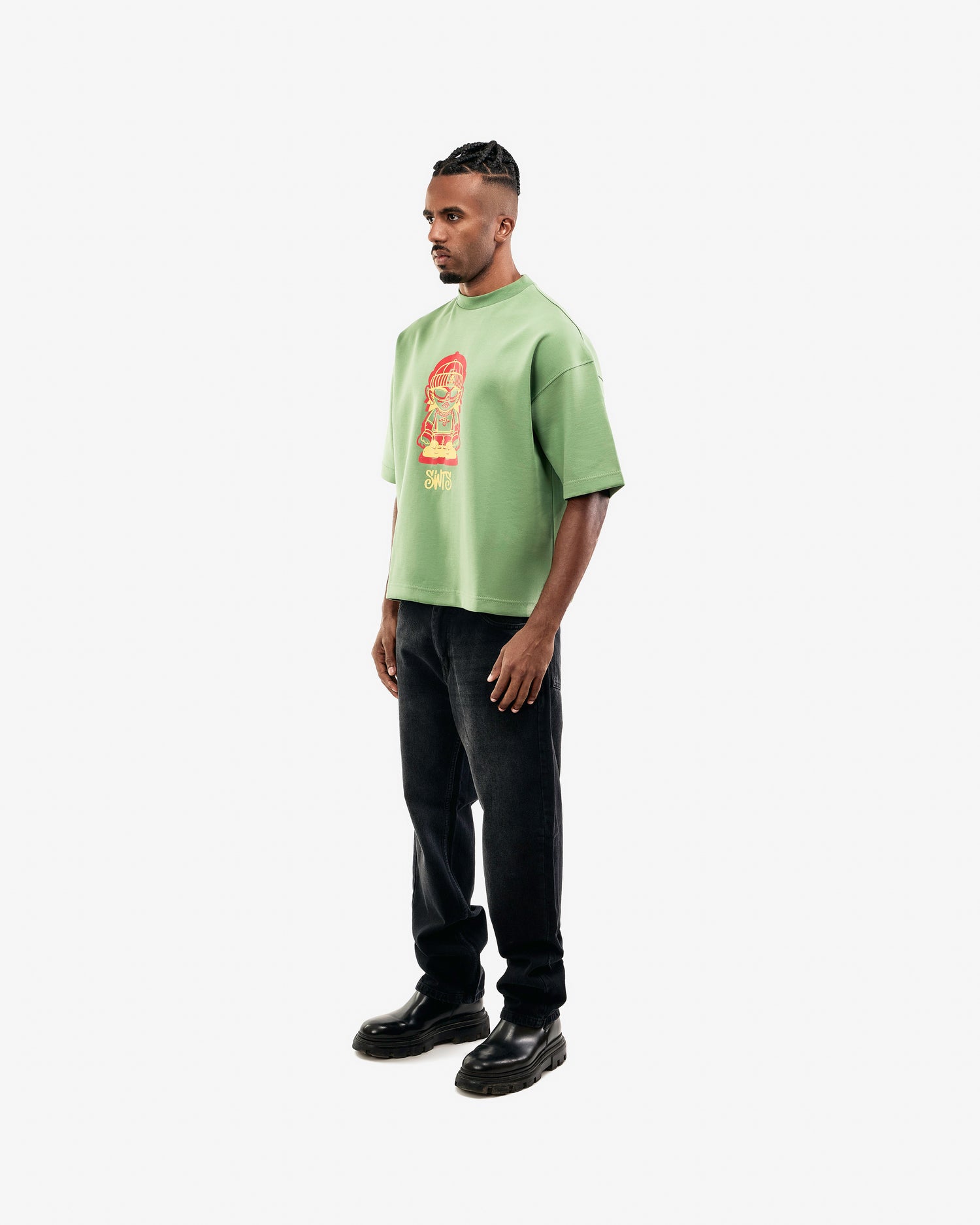 Fire SWTS Boss Boxy Fit Tee