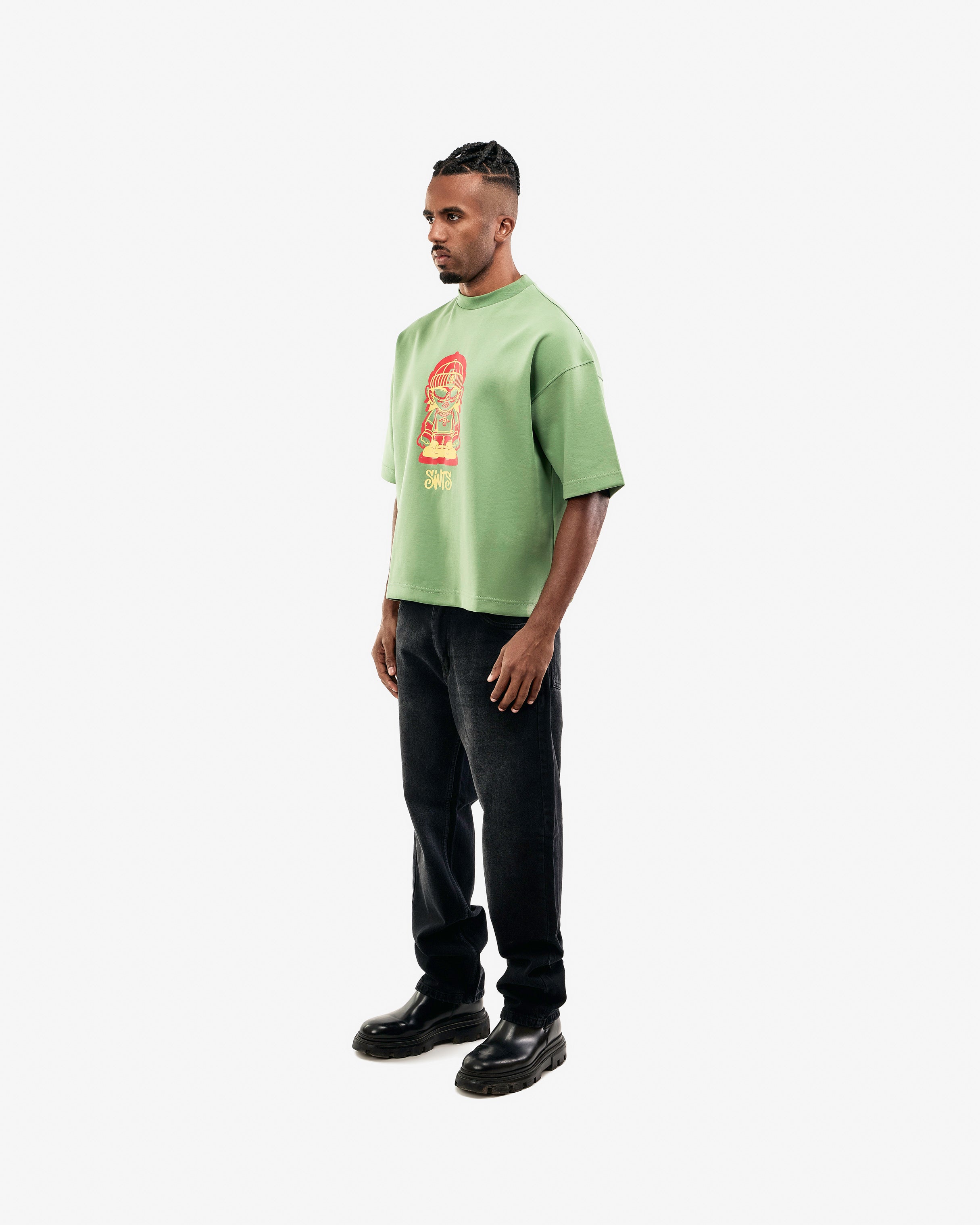 Fire SWTS Boss Boxy Fit Tee
