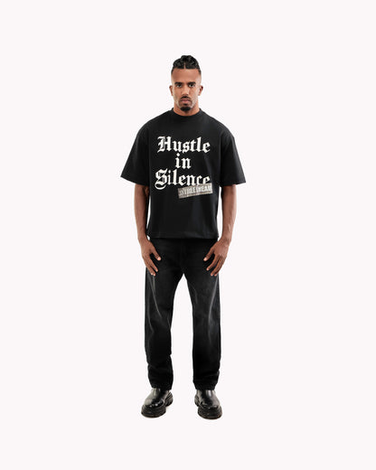Hustle In Silence – Boxy Fit Tee