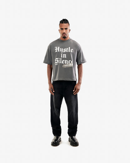 Hustle In Silence – Boxy Fit Tee