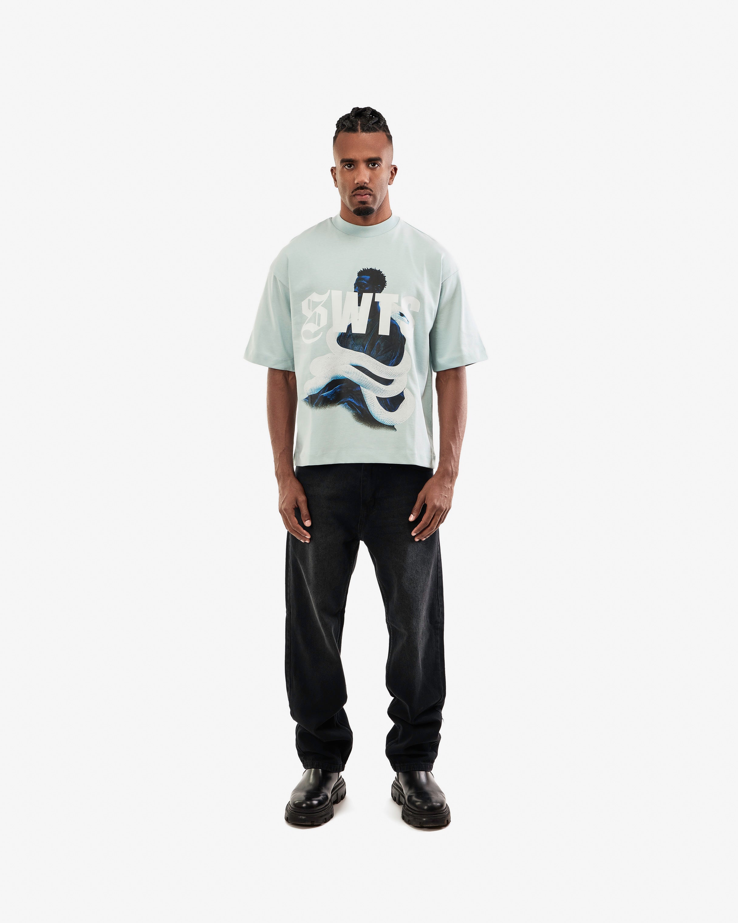 Serpent Code 818 – Boxy Fit Tee