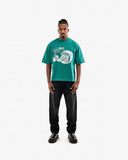 Stacked &amp; Armed – Boxy Fit Tee