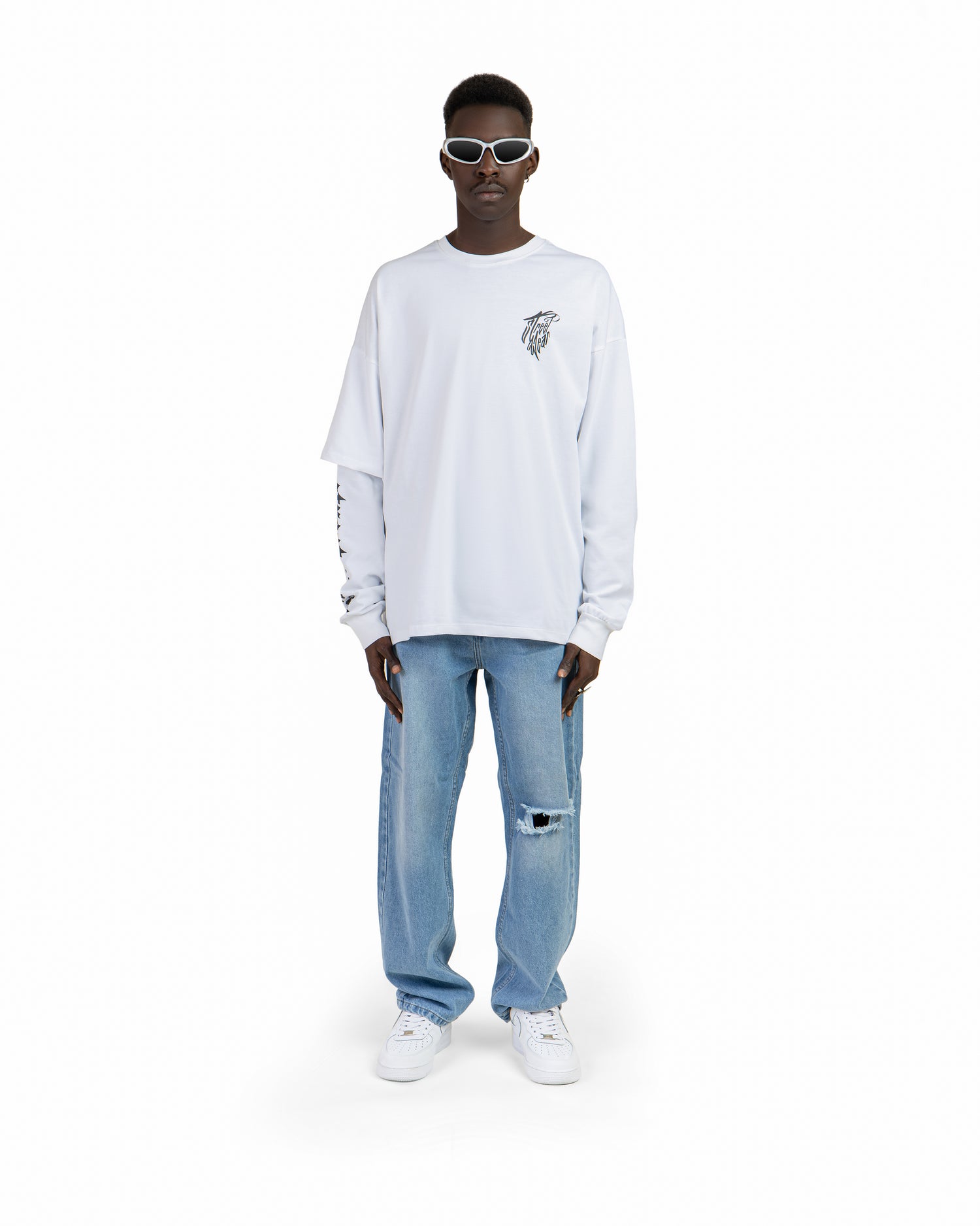 streetwear with long sleeve t-shirt