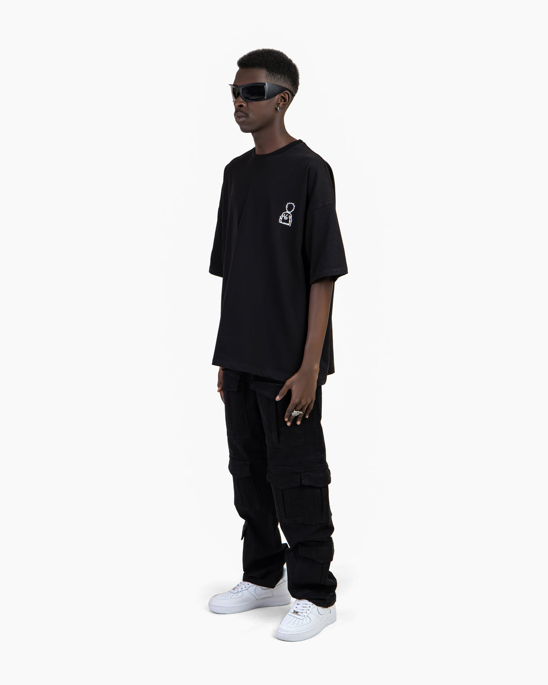 Naruto With White Logo T-Shirt