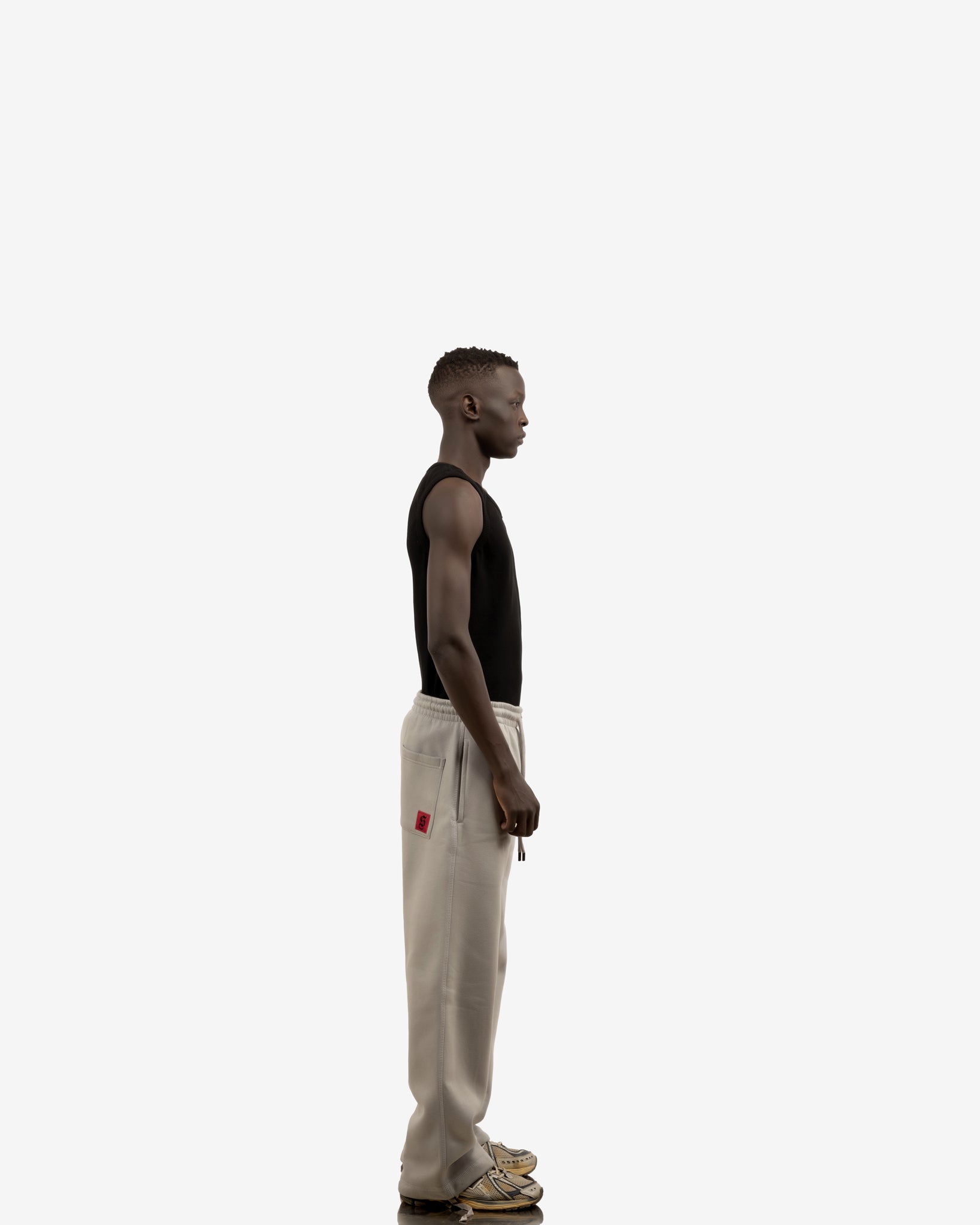 Basic Comfort Sweatpants In Light Grey