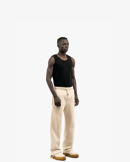 Basic Comfort Sweatpants In Beige