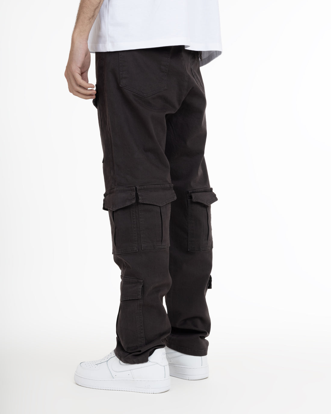 Streetwear Cargo With Ten Pockets In Brown