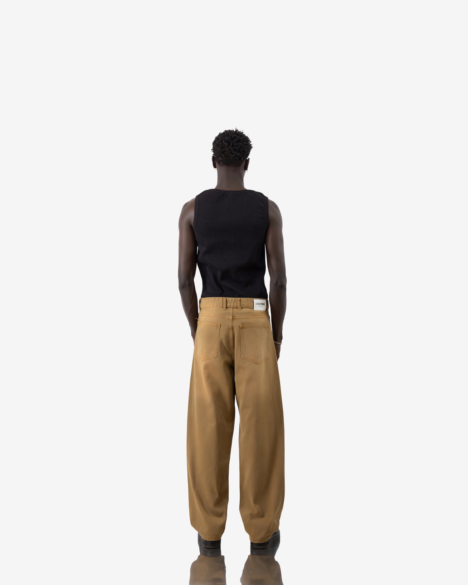 Vintage Sand Super Baggy Jeans – streetwear
