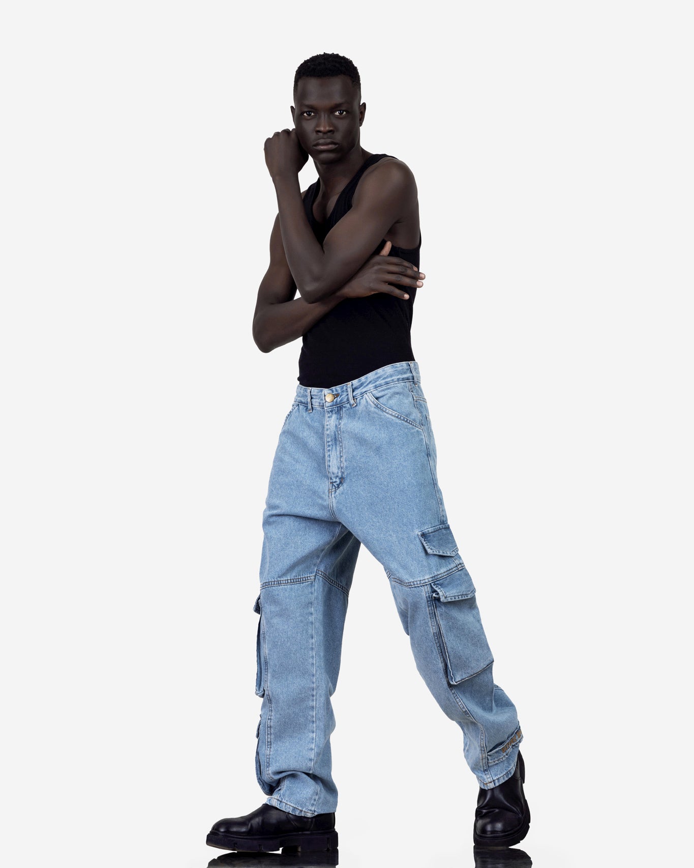 Streetwear Cargo With 3 Pockets Jeans