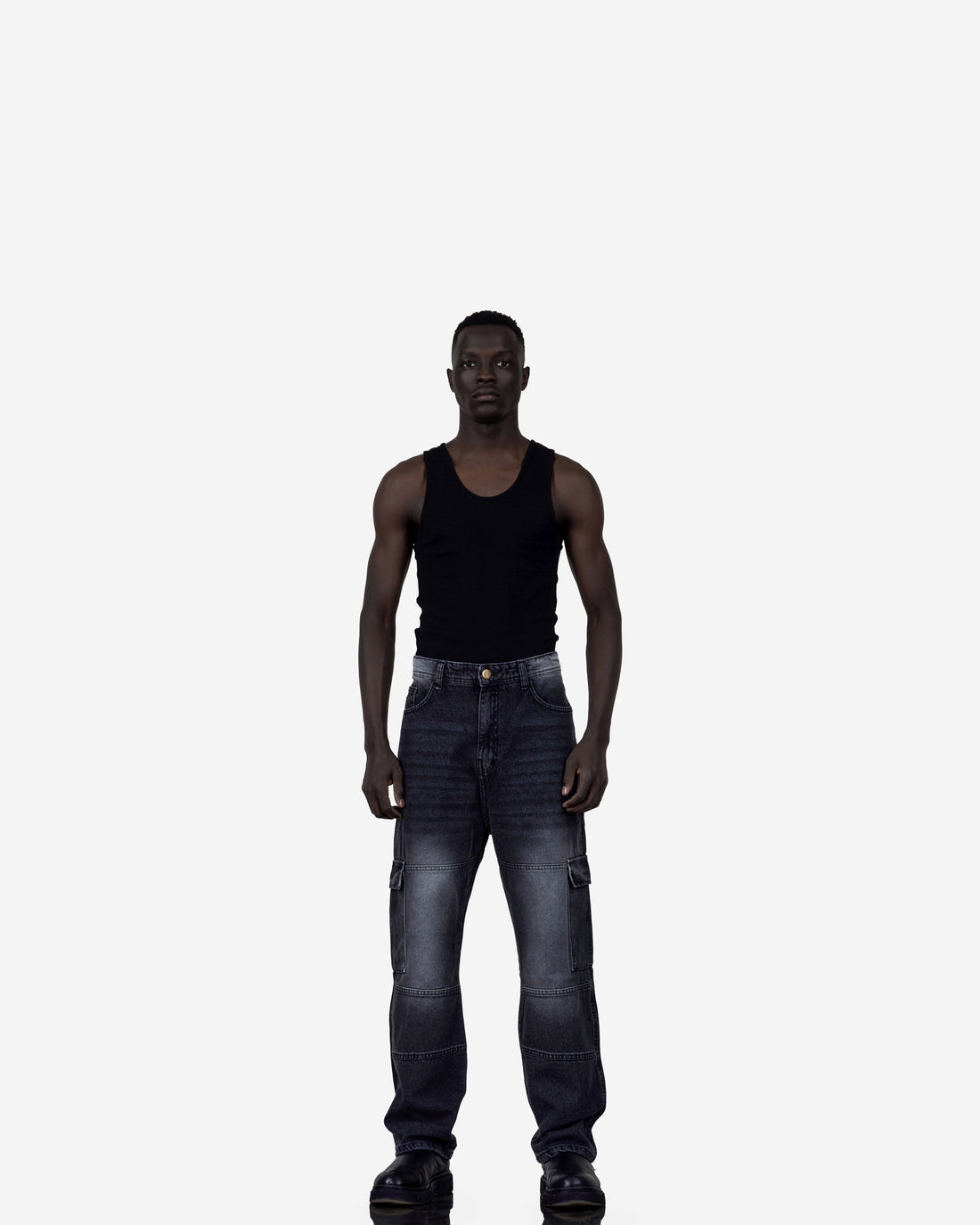 Streetwear Cargo Jeans With Effect