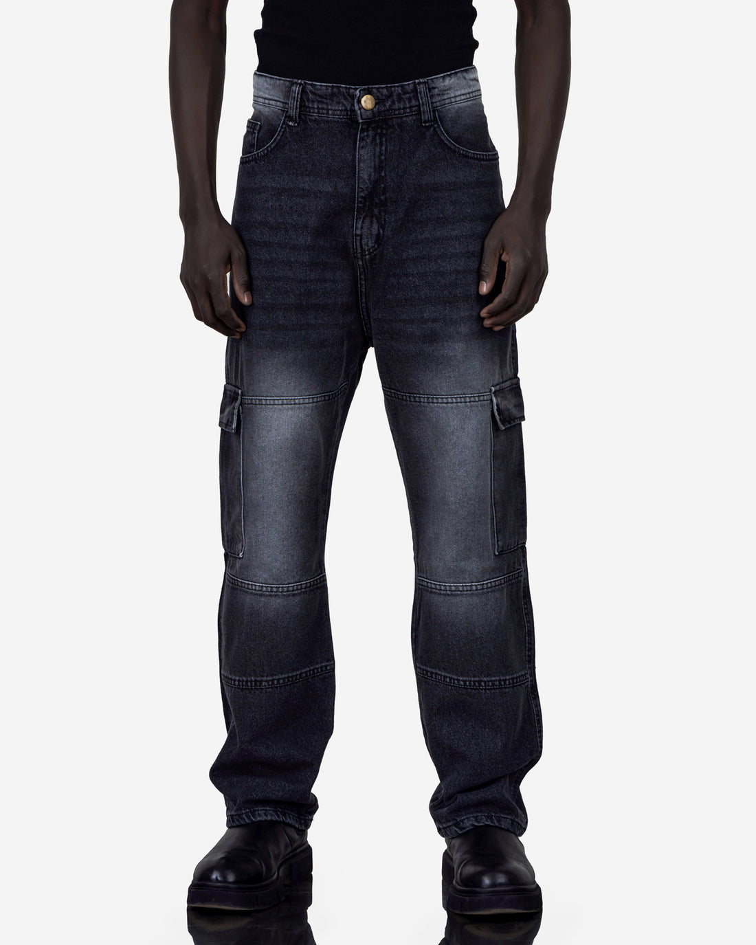 Streetwear Cargo Jeans With Effect