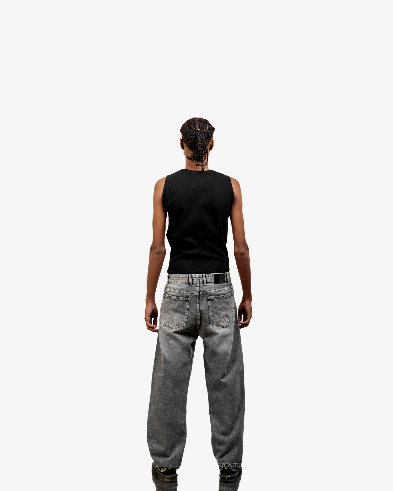 Grey Super Baggy Jeans