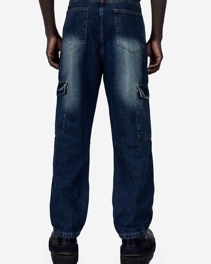 Streetwear Cargo Jeans With Effect