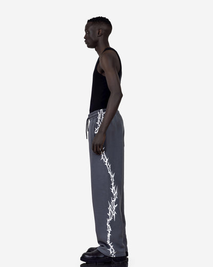 Printed Wide-Leg Sweatpant
