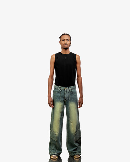 Phantom Layers Denim In Light Wash