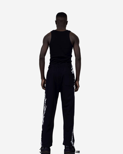 Printed Wide-Leg Sweatpant