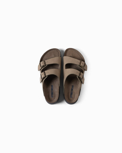 Essential Natural Leather Cork Slides