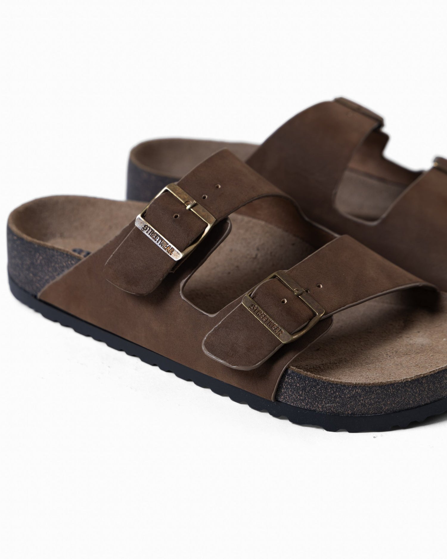 Essential Natural Leather Cork Slides