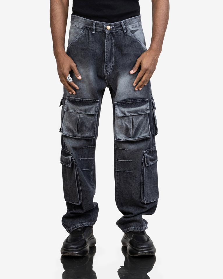 Six Pocket Cargo Jeans