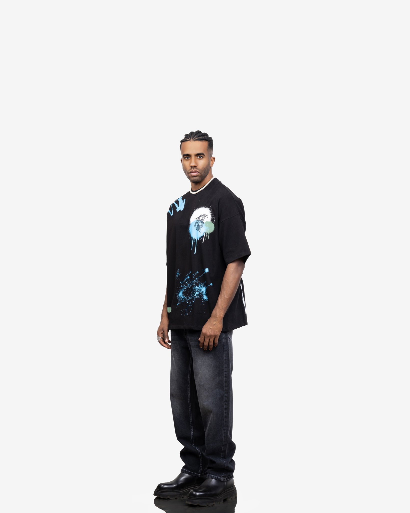 Black Spray T-Shirt – streetwear