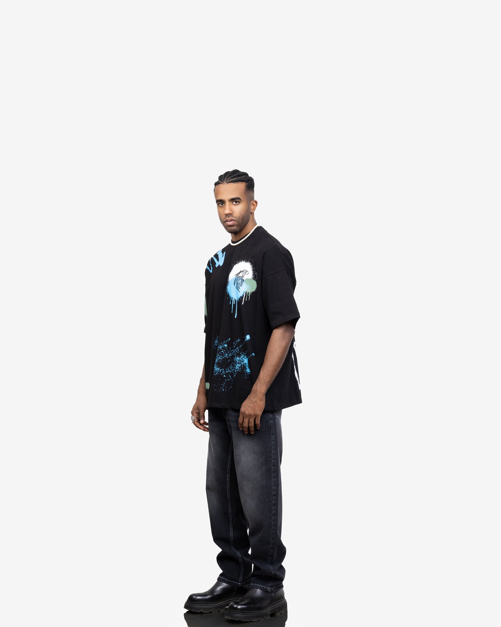 Black Spray T-Shirt