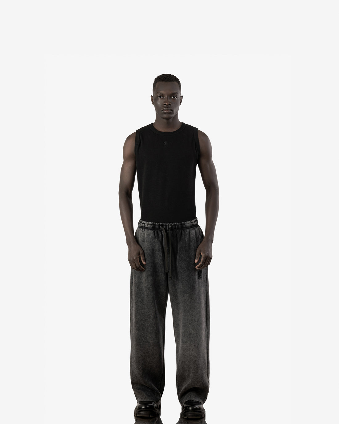 Washed S-Series Sweatpants In Black