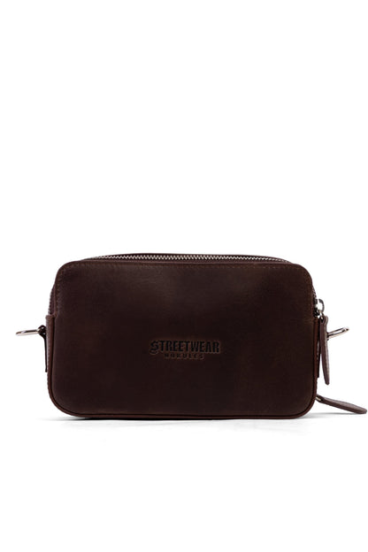 No Rules Leather Pull-Up Bag