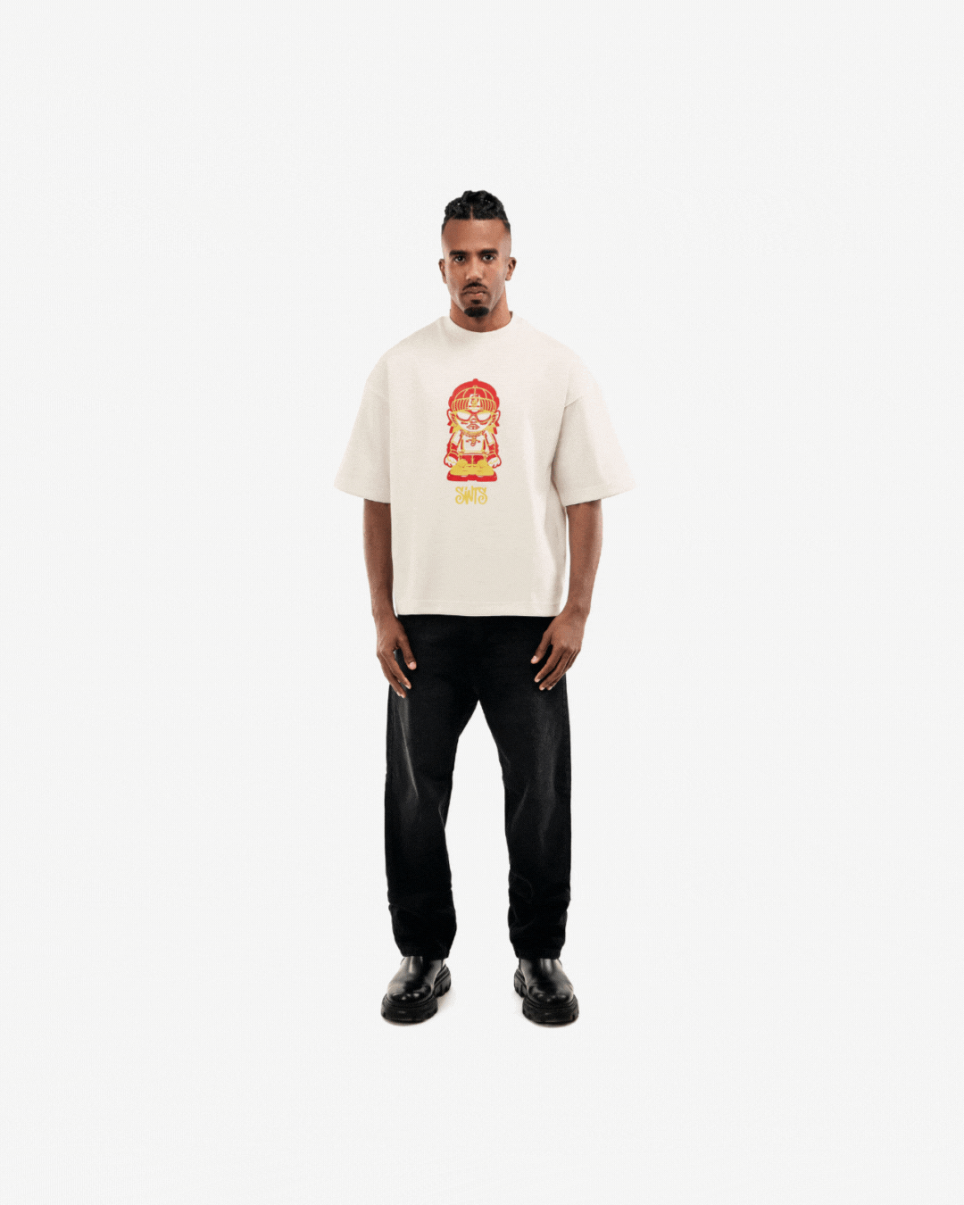 Fire SWTS Boss Boxy Fit Tee