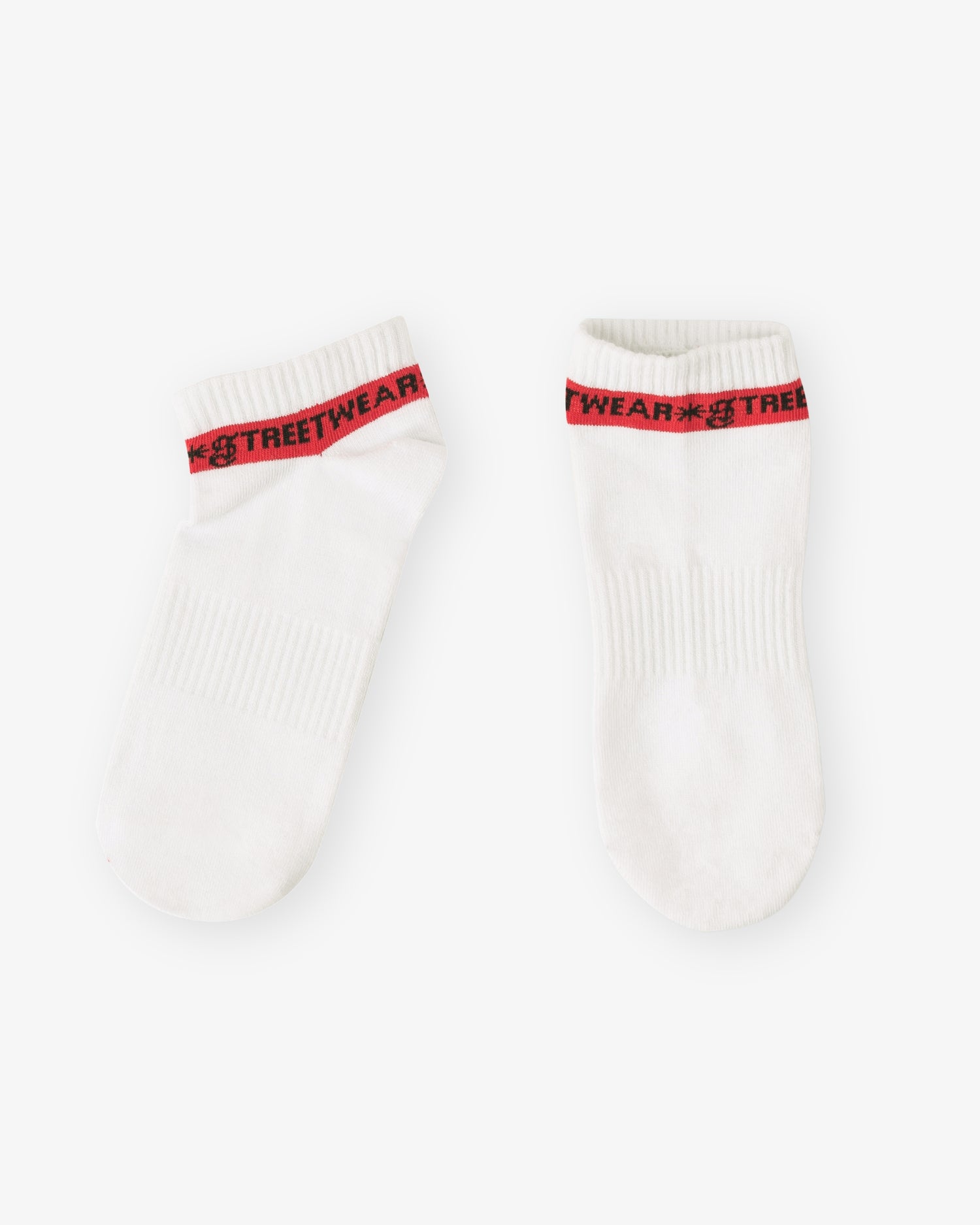 Street Red Stripe Low Socks