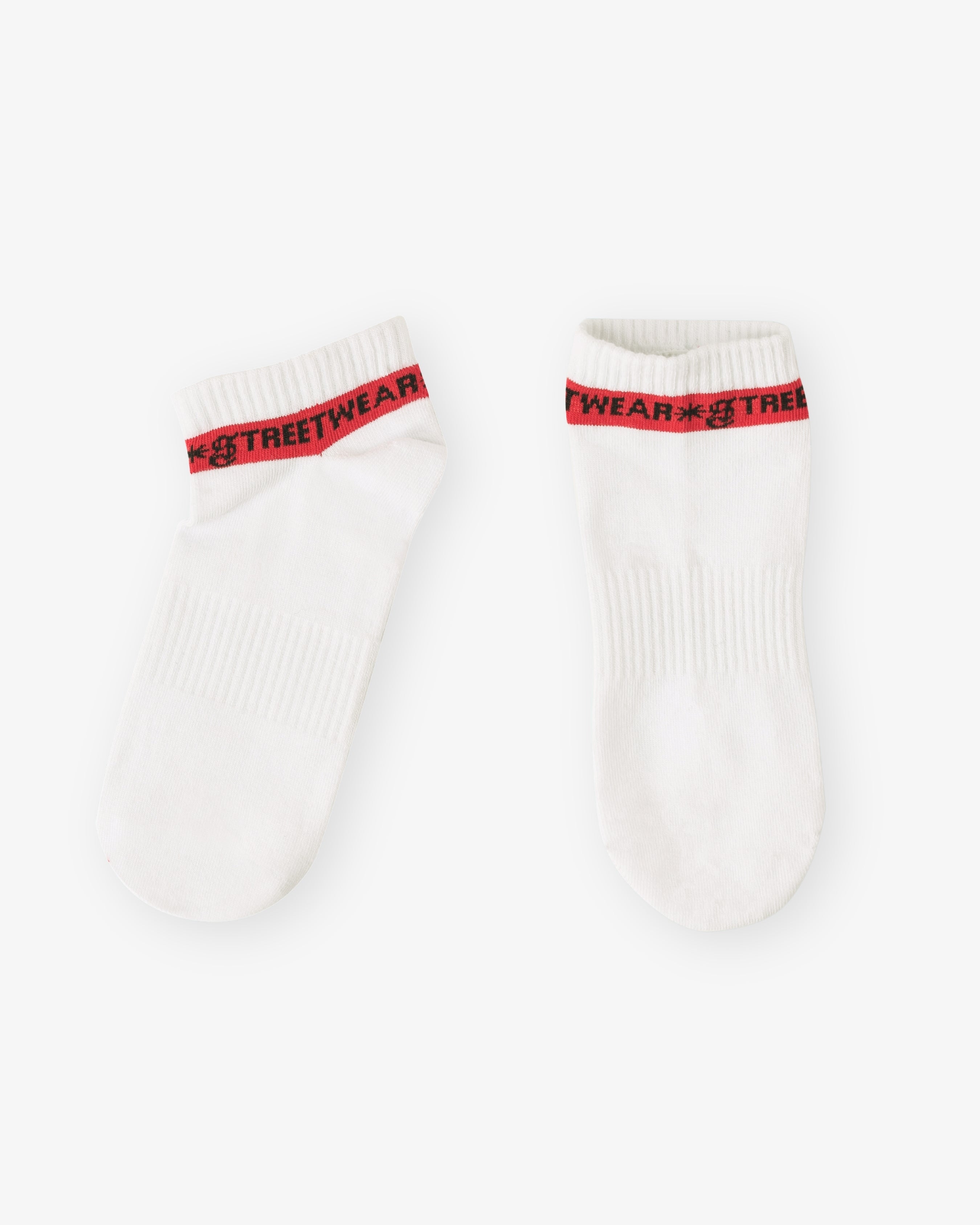 Street Red Stripe Low Socks