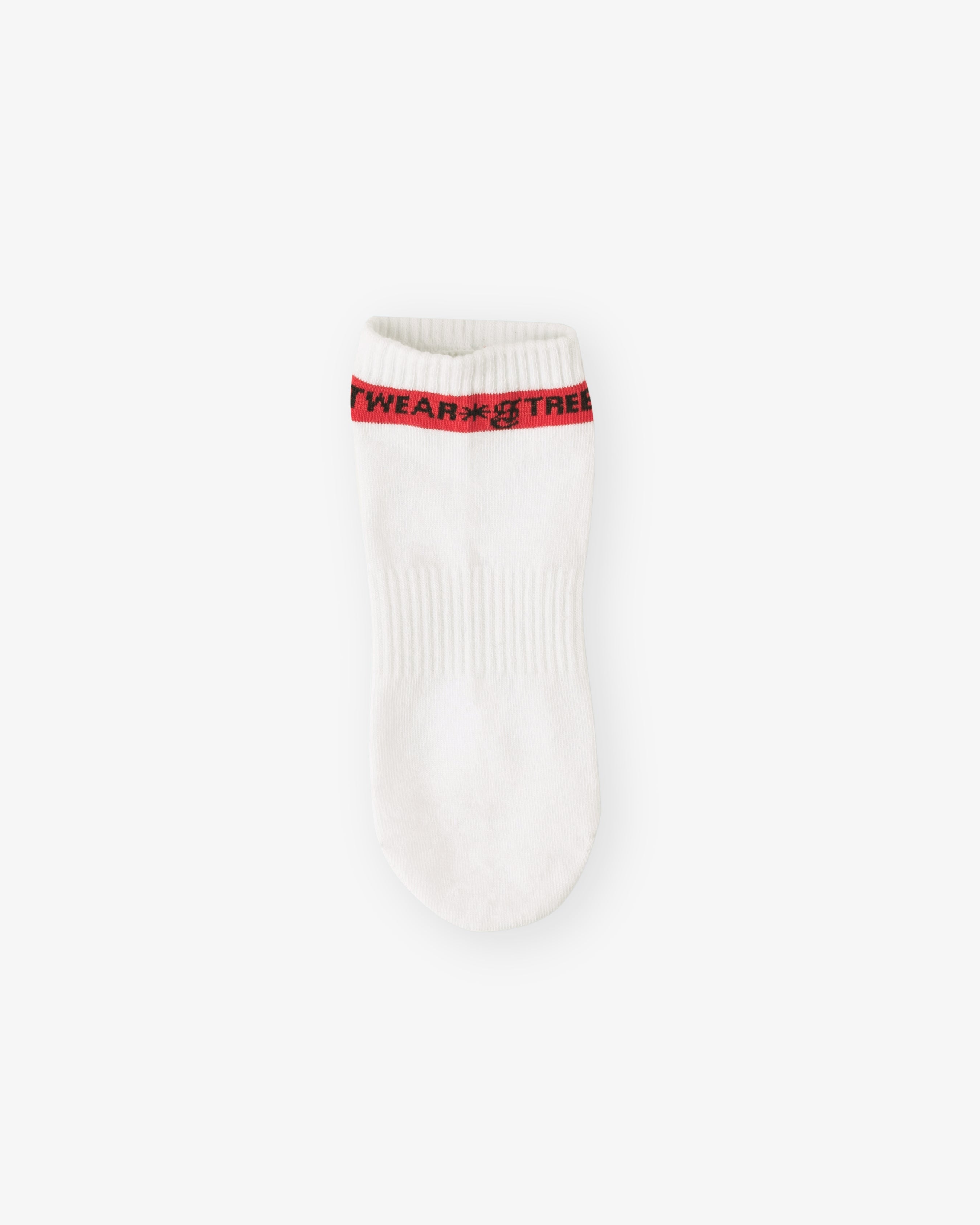 Street Red Stripe Low Socks