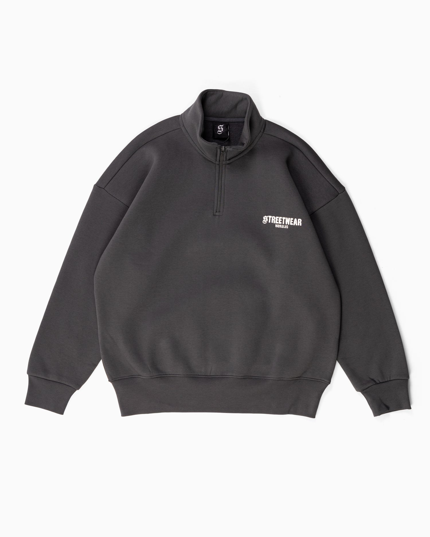 Streetwear Essential Oversized Quarter-Zip