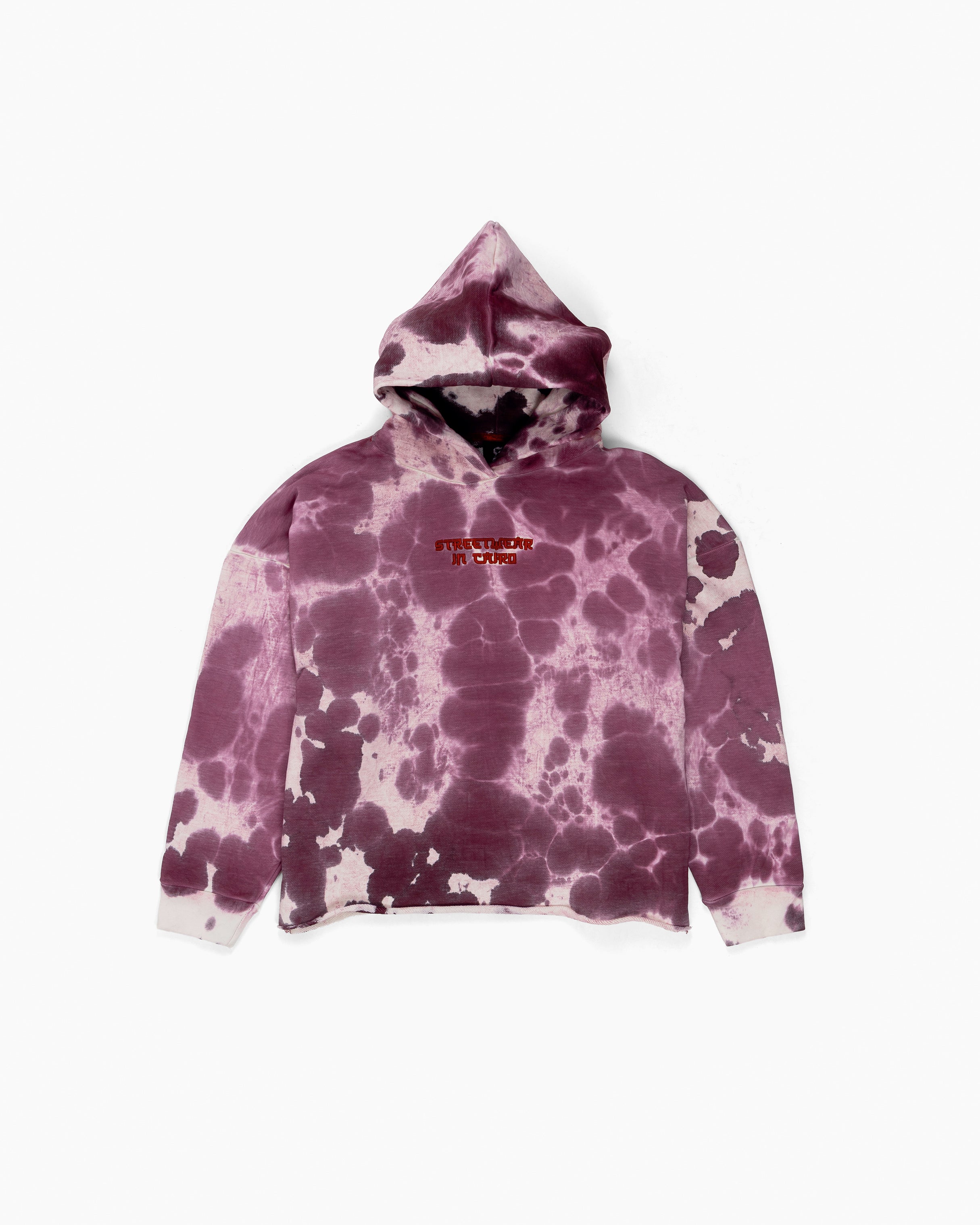 Scripted Shadows Cropped Hoodie