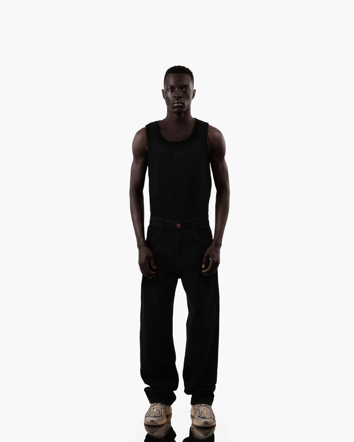 Midnight Black Baggy Jeans