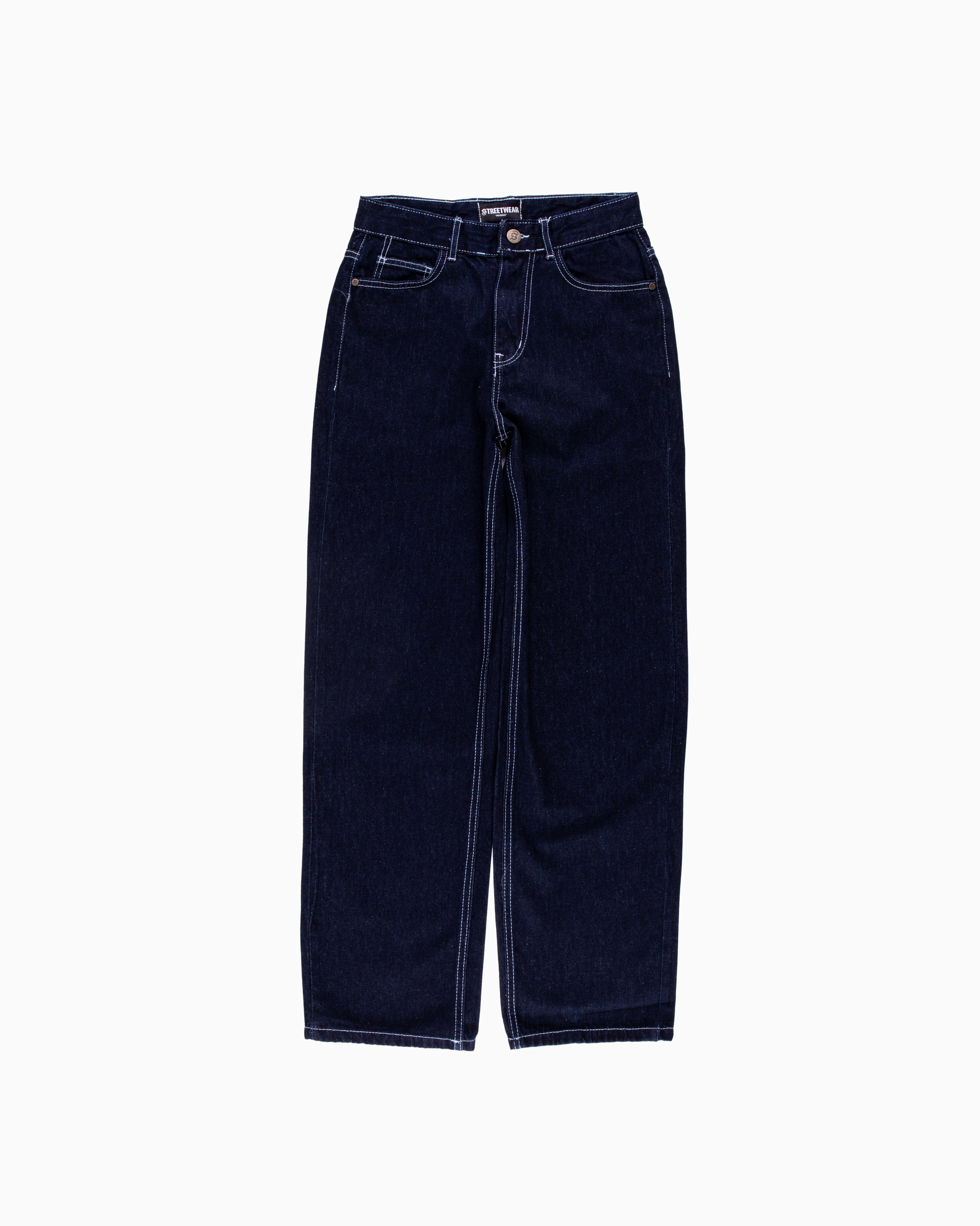 Raw Navy Super Baggy Jeans