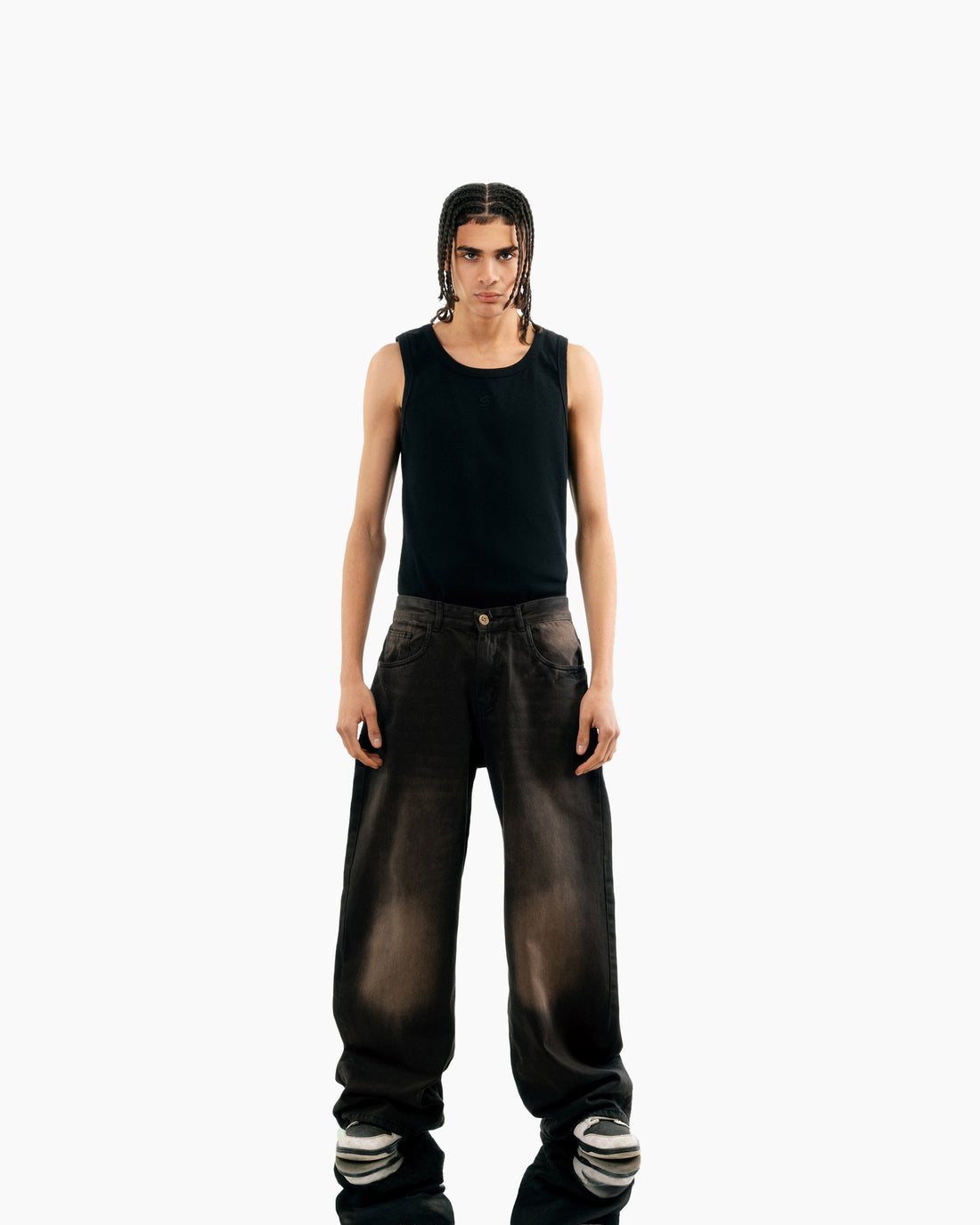 Extreme Super Baggy Jeans - Vintage Brown