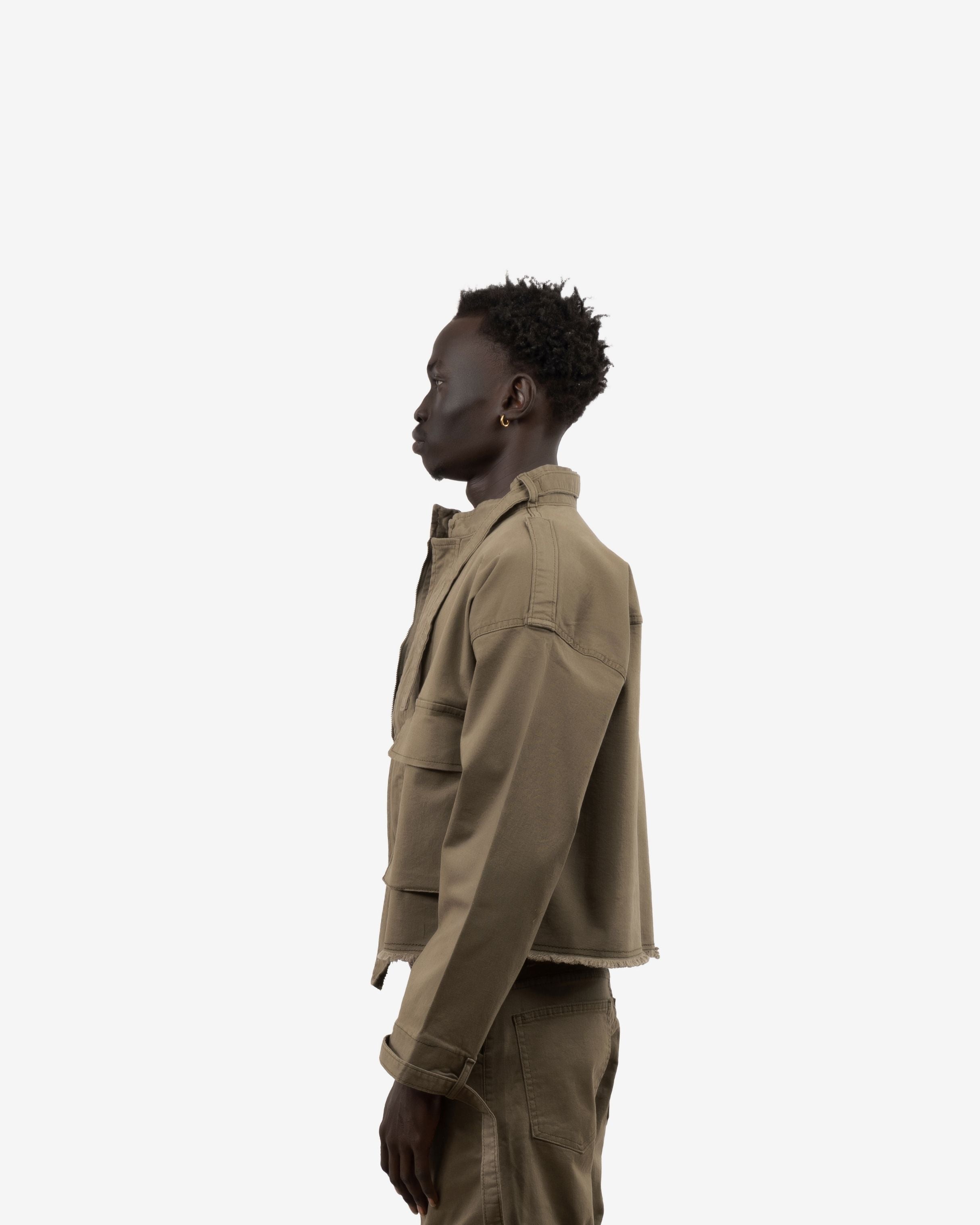 Box Fit Cargo Jacket with Large Pockets