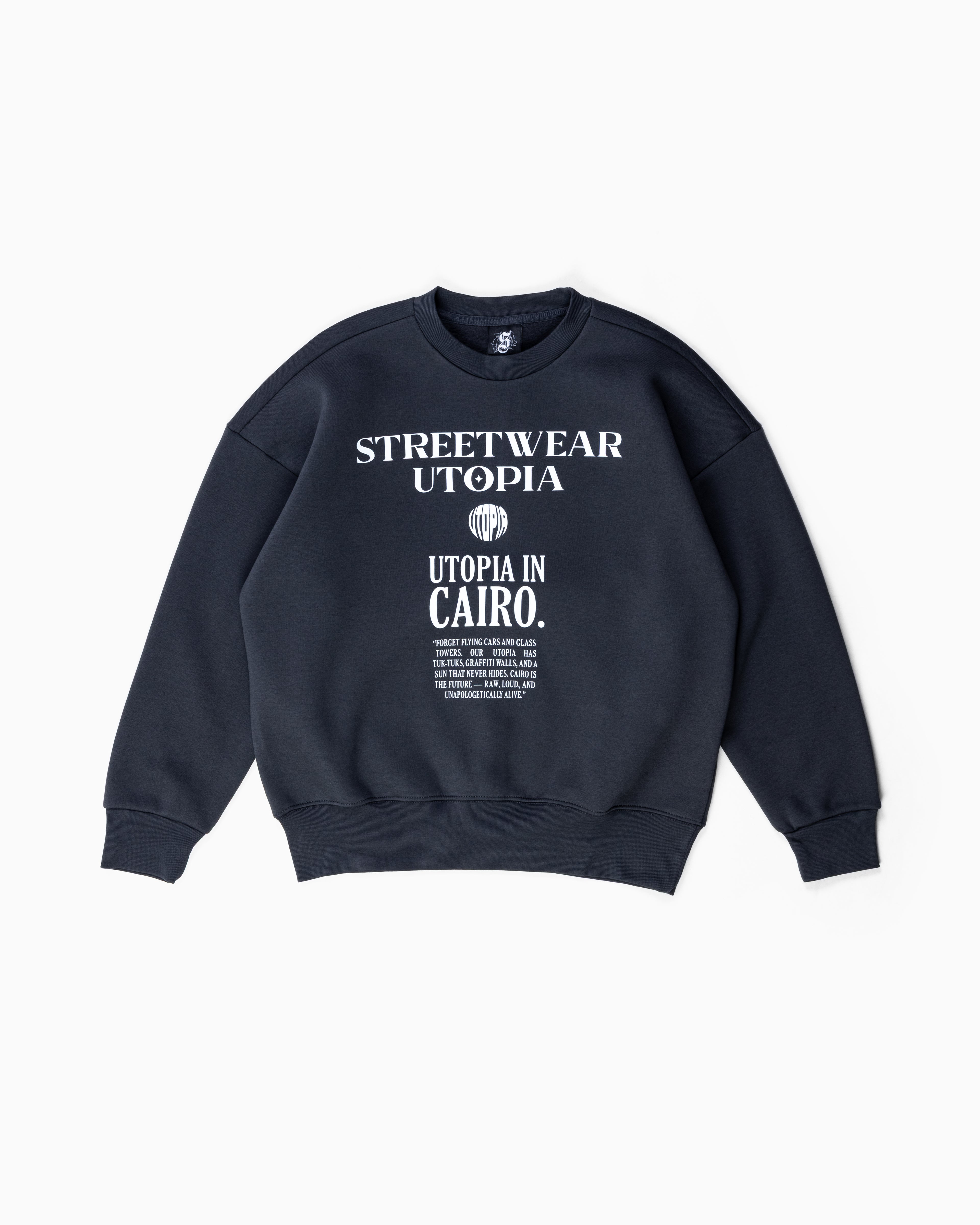 Utopia In Cairo Oversized Sweatshirt