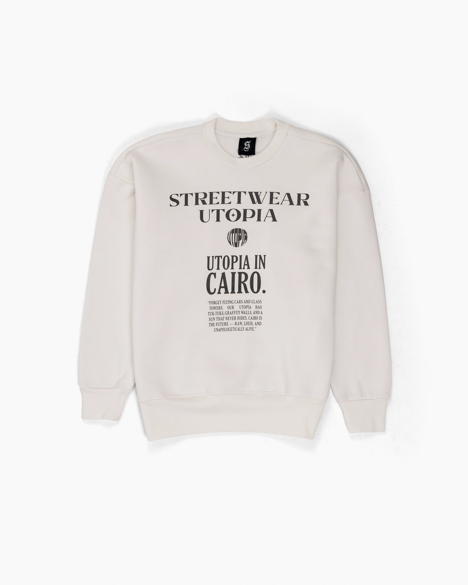 Utopia In Cairo Oversized Sweatshirt