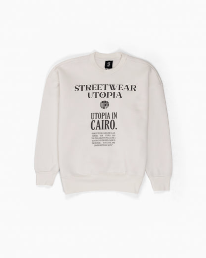 Utopia In Cairo Oversized Sweatshirt