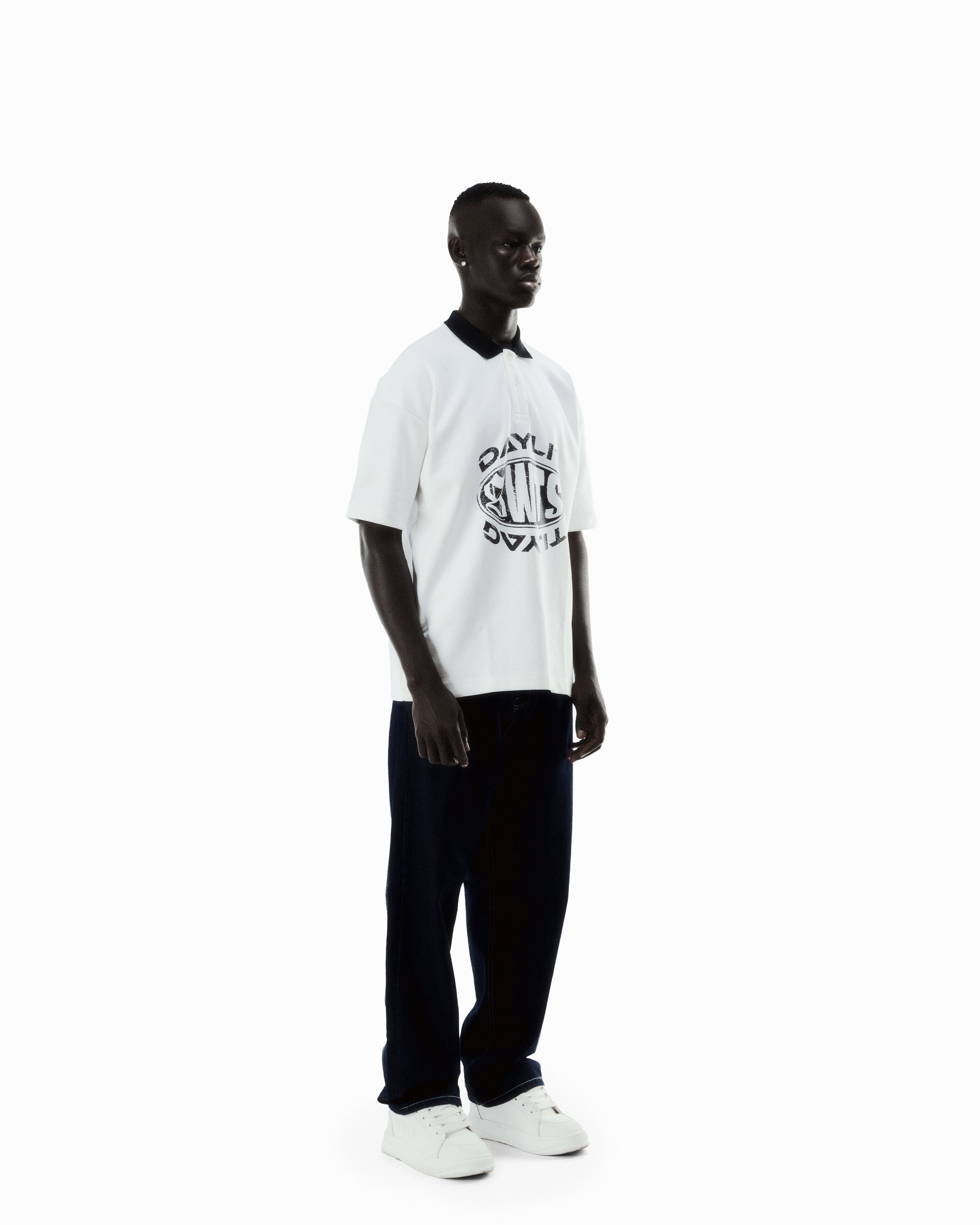 Daylit Oversized Polo T-Shirt