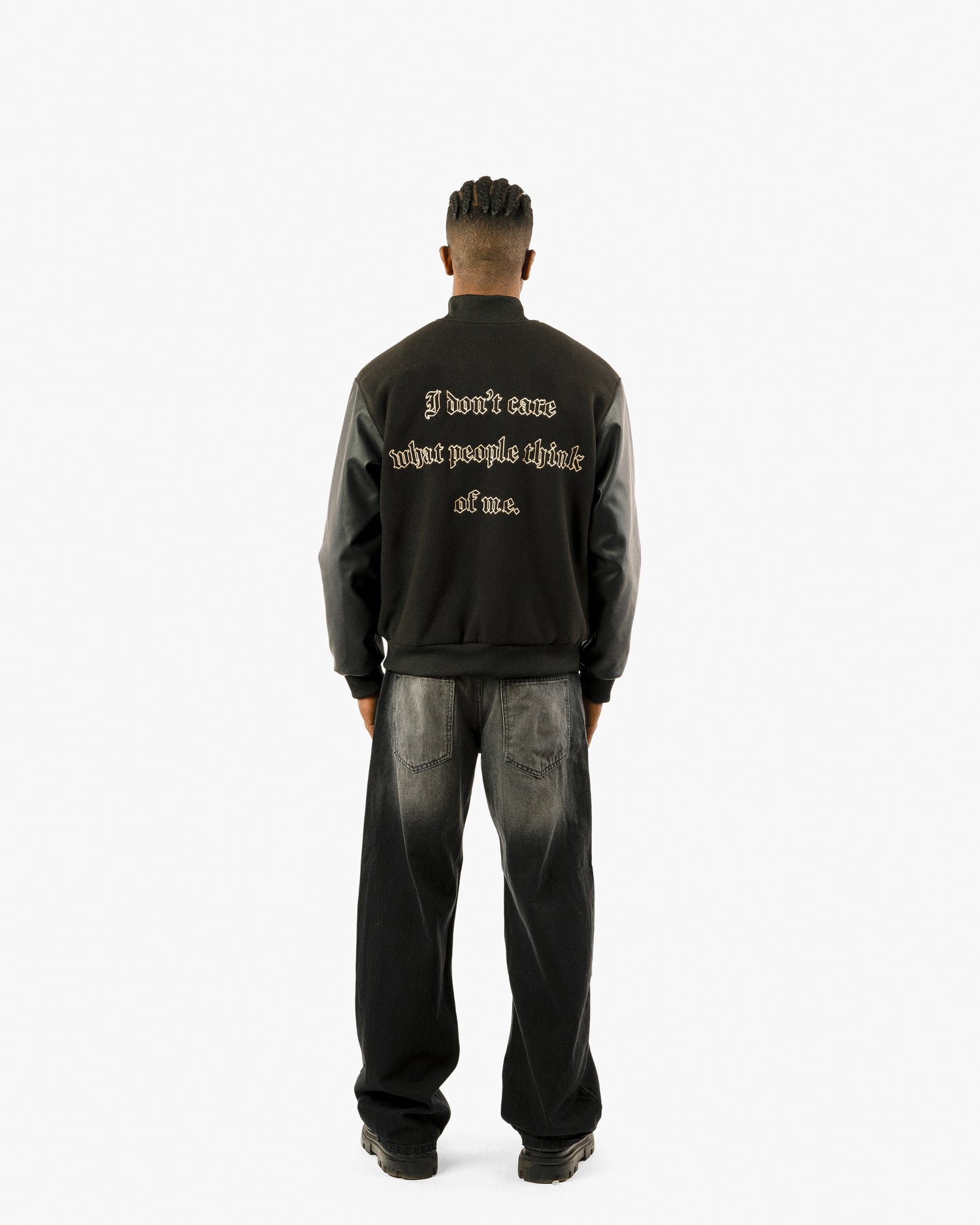 I Don’t Care Bomber Jacket