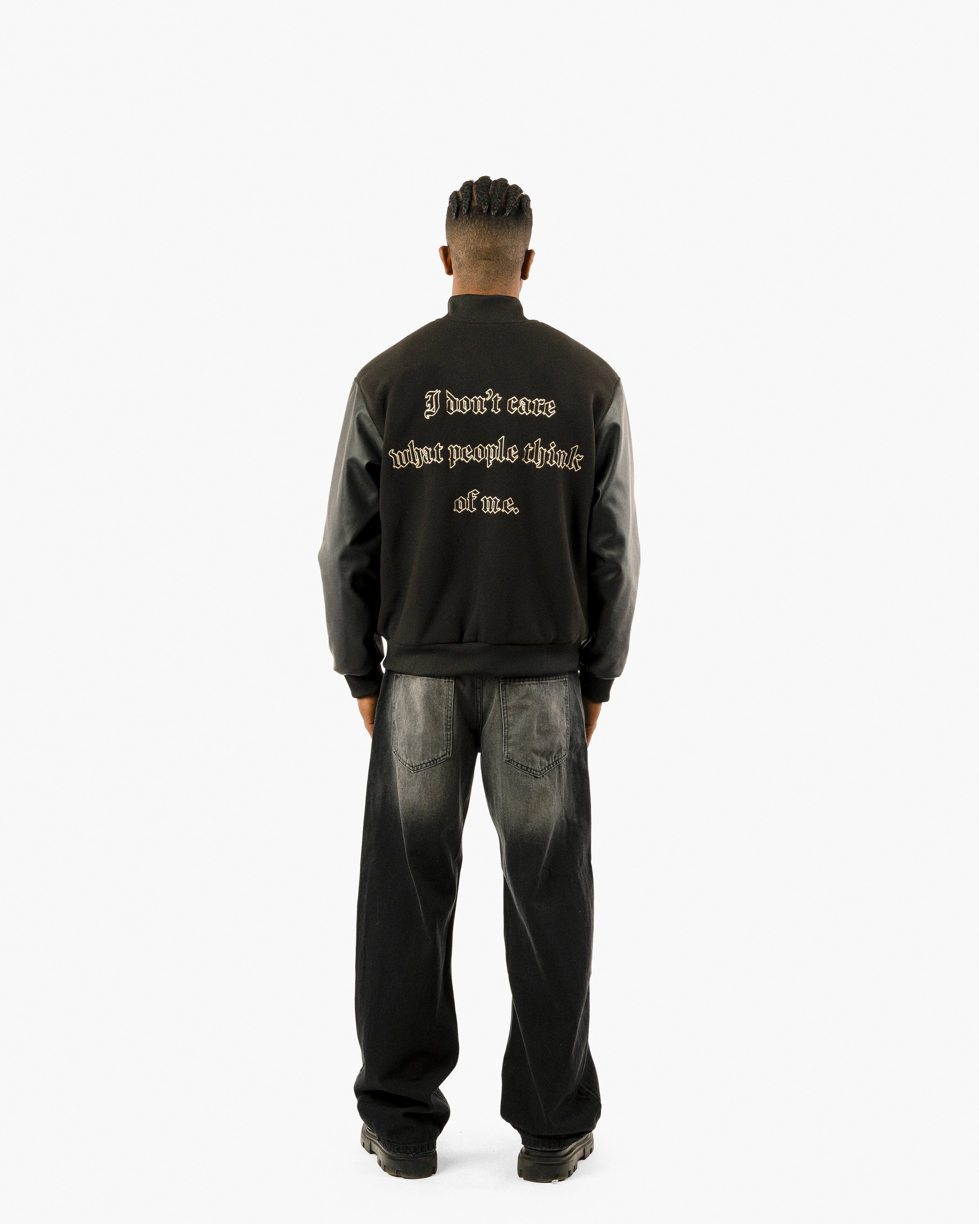 I Don’t Care Bomber Jacket