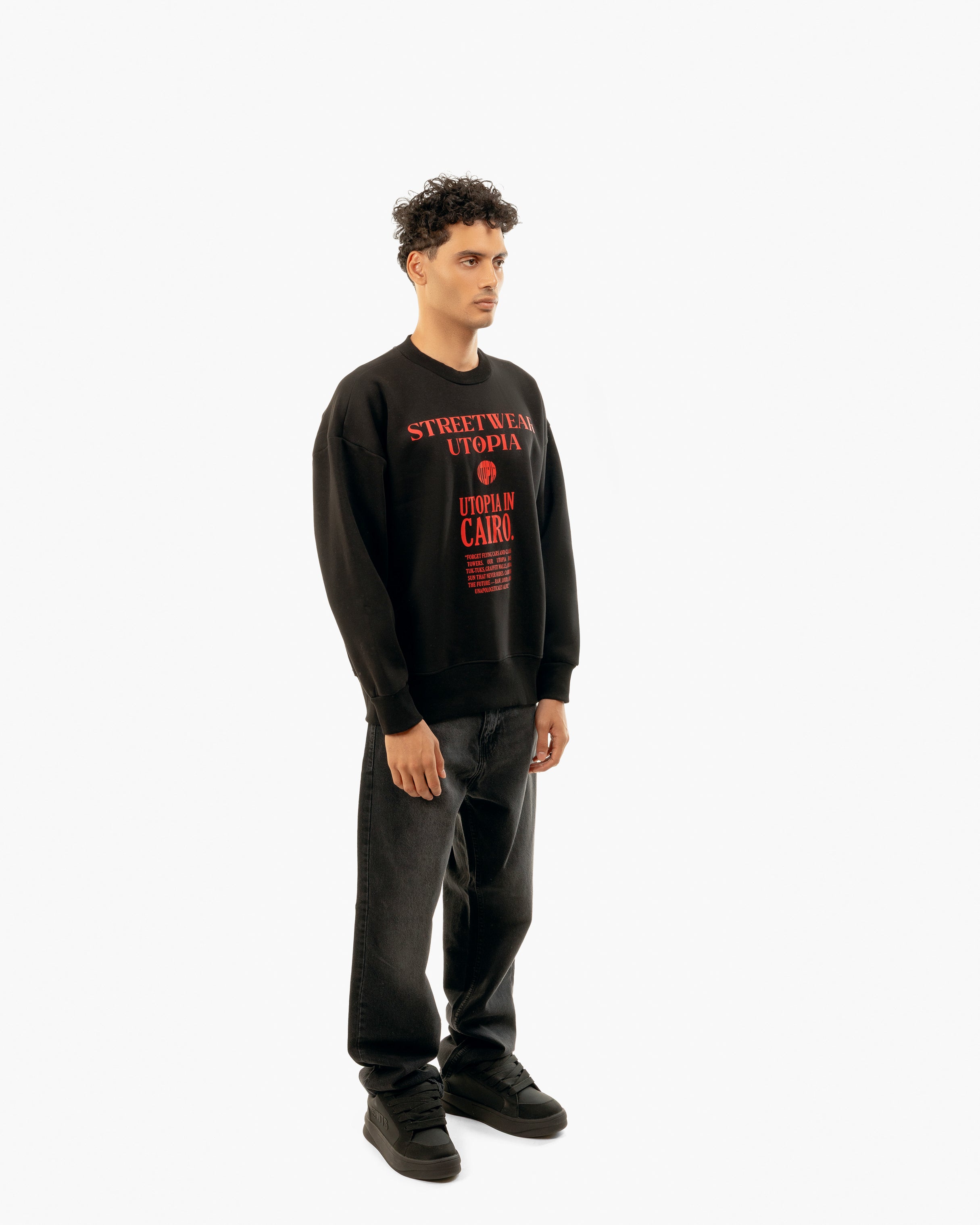 Utopia In Cairo Oversized Sweatshirt